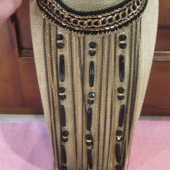 Jewelry - Black and Gold Choker Necklace